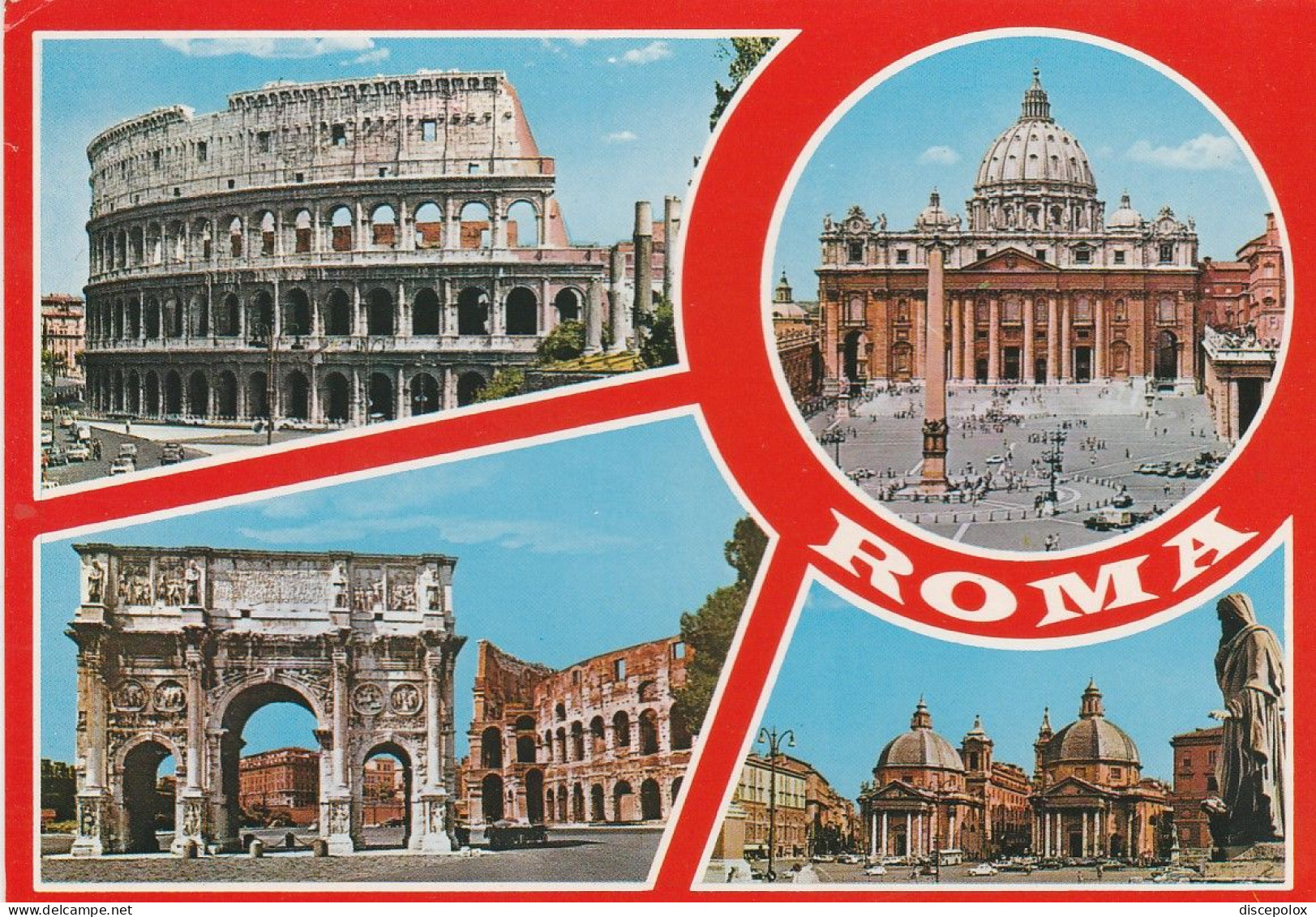 U5396 Roma - Panorama Vedute Multipla / Non Viaggiata - Tarjetas Panorámicas