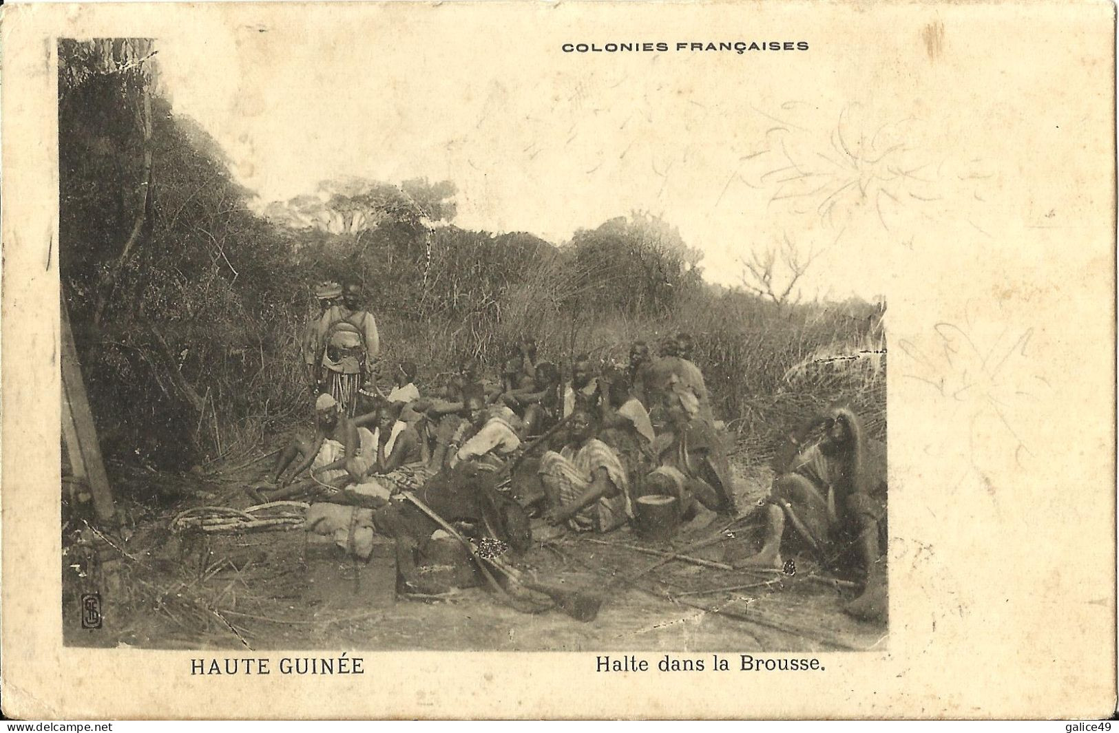 4953 CPA Haute Guinée - Alte Dans La Brousse - Guinée Française