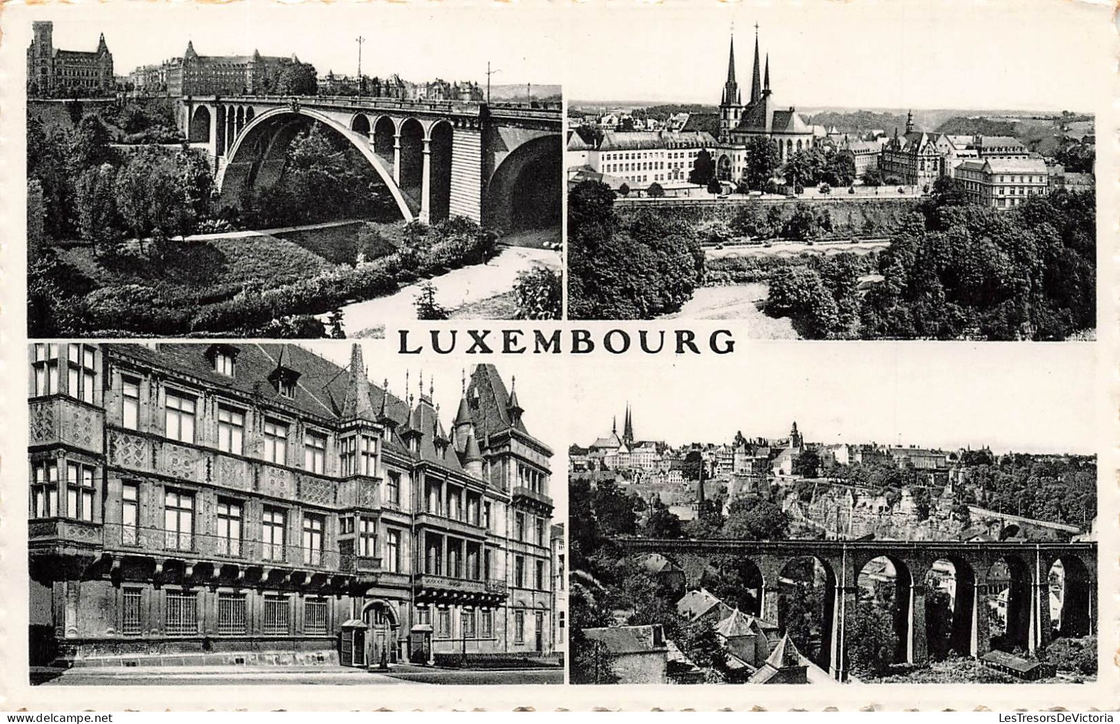 LUXEMBOURG - Luxembourg Ville - Multivues - Pont Adolphe Et La Passerelle - Monument - Carte Postale - Müllerthal