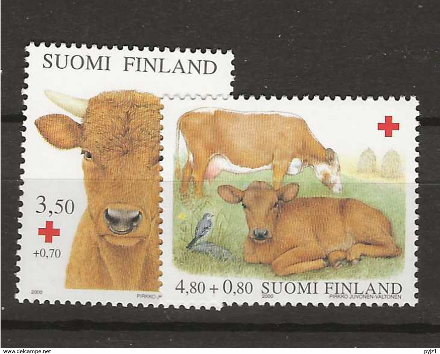 2000 MNH Finland Mi  1529-30, Postfris** - Unused Stamps