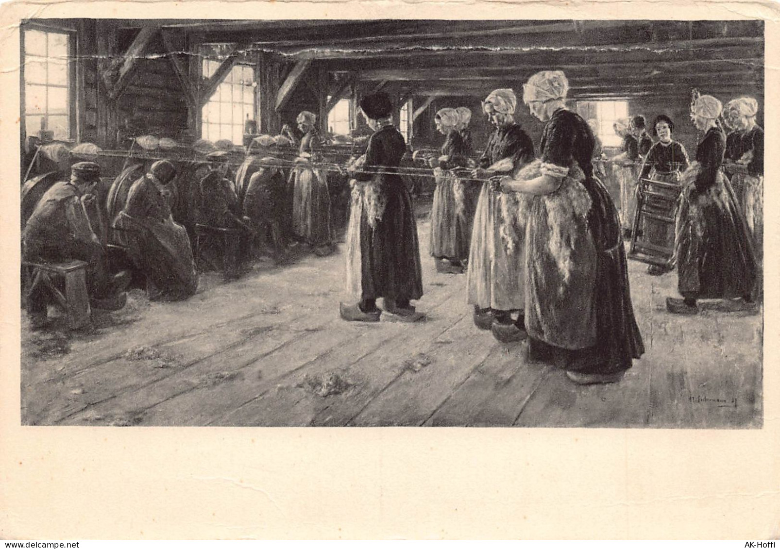 Künstler Ak Max Liebermann - Flachsscheuer In Laaren (1081) - Liebermann, Ernst