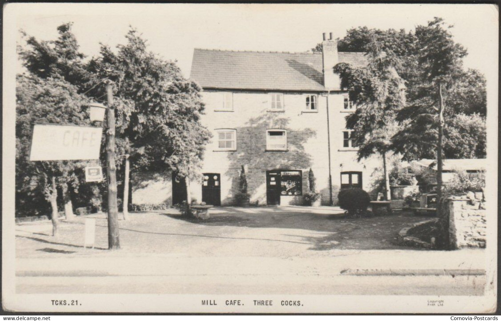 Mill Cafe, Three Cocks, Breconshire, C.1960 - Frith's RP Postcard - Breconshire