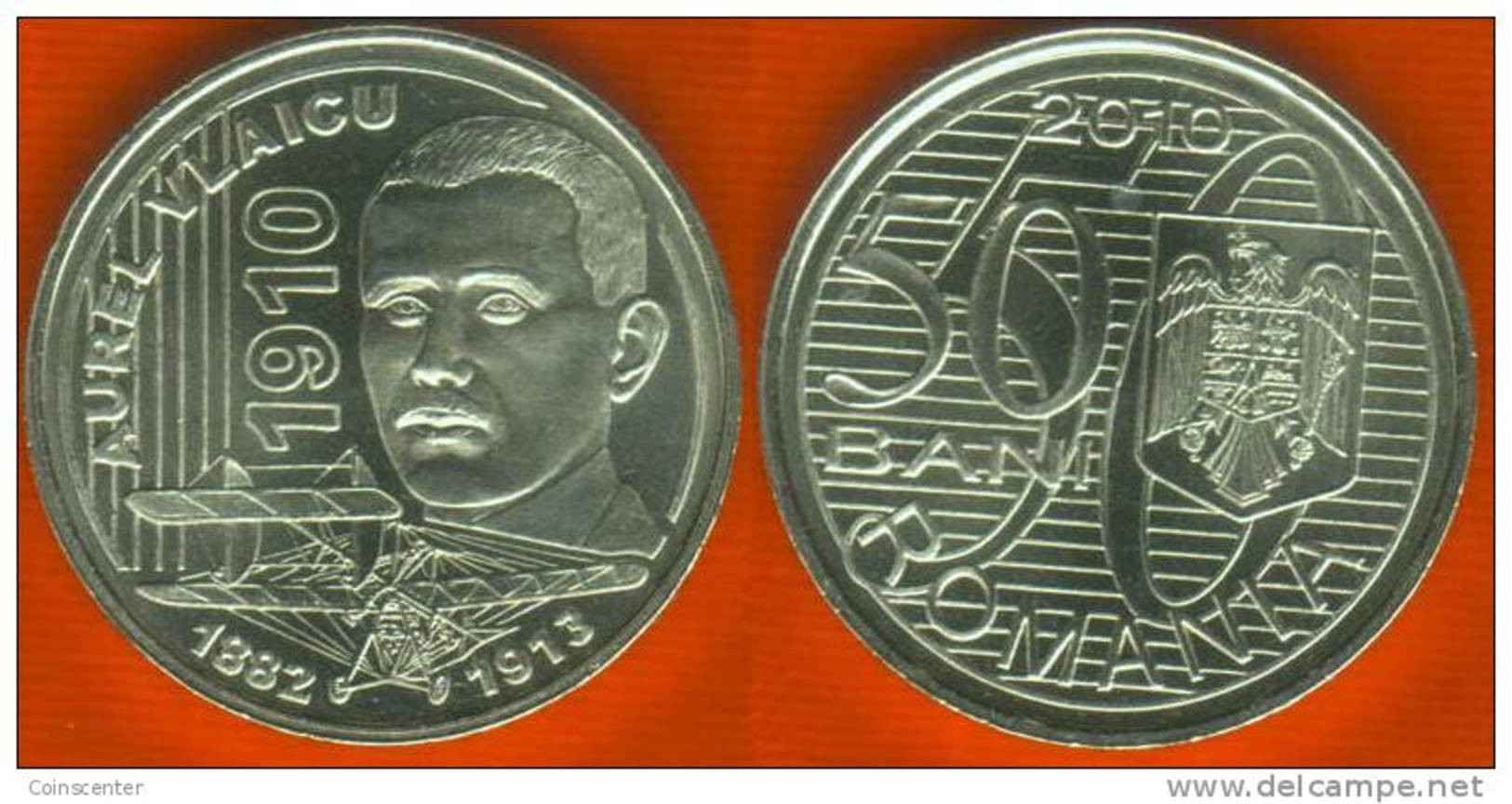 Romania 50 Bani 2010 "Aurel Vlaicu" UNC - Rumania