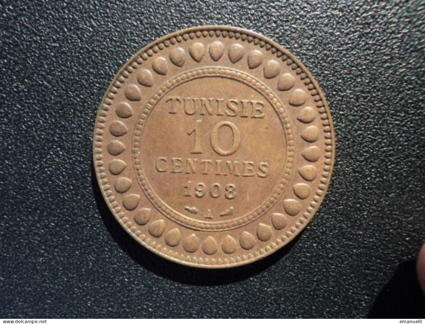 TUNISIE : 10 CENTIMES  1326 / 1908 A    G.101 / KM 236     TTB+ - Tunisia