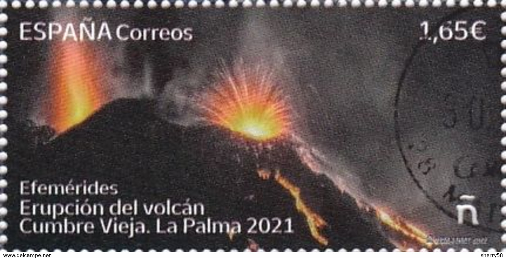 2022-ED. 5604 - Efemérides. Erupción Volcán Cumbre Vieja 2021. La Palma - USADO - Usati