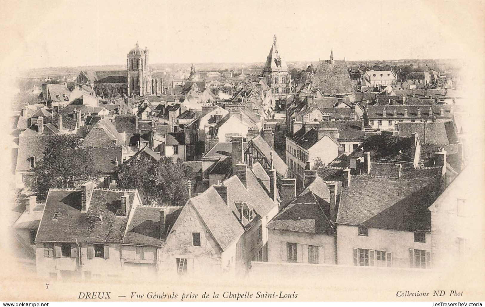 FRANCE - Dreux - Vue Générale Prise De La Chapelle Saint Louis - Carte Postale Ancienne - Dreux