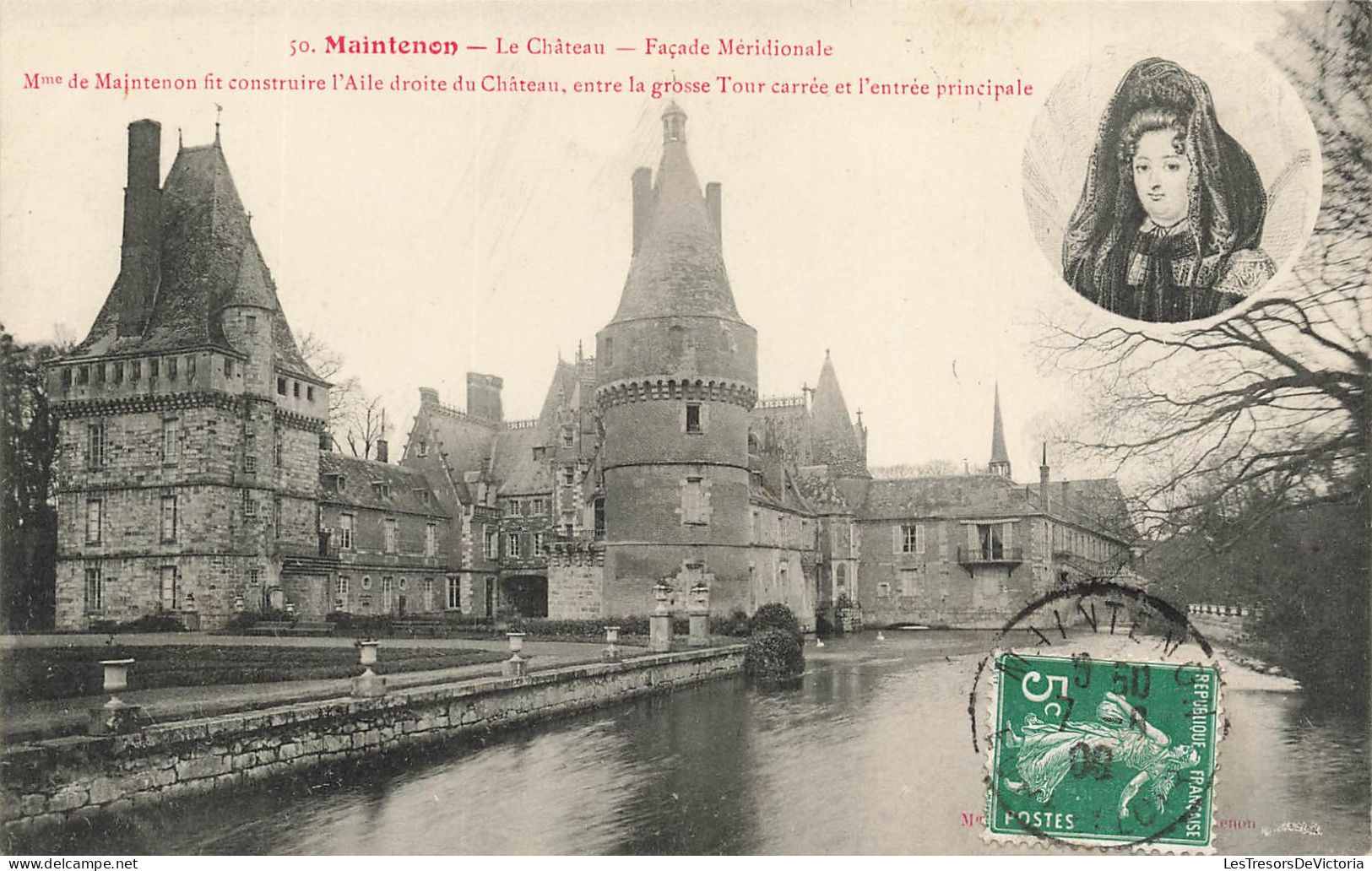 FRANCE - Maintenon - Le Château - Façade Méridionale - Carte Postale Ancienne - Maintenon