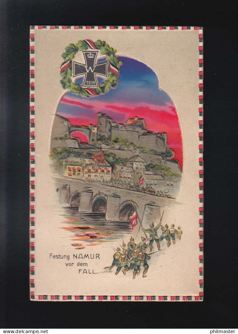 Festung NAMUR Vor Dem Fall Eisernes Kreuz 1914 Soldaten Krieg, Ungebraucht - Contre La Lumière