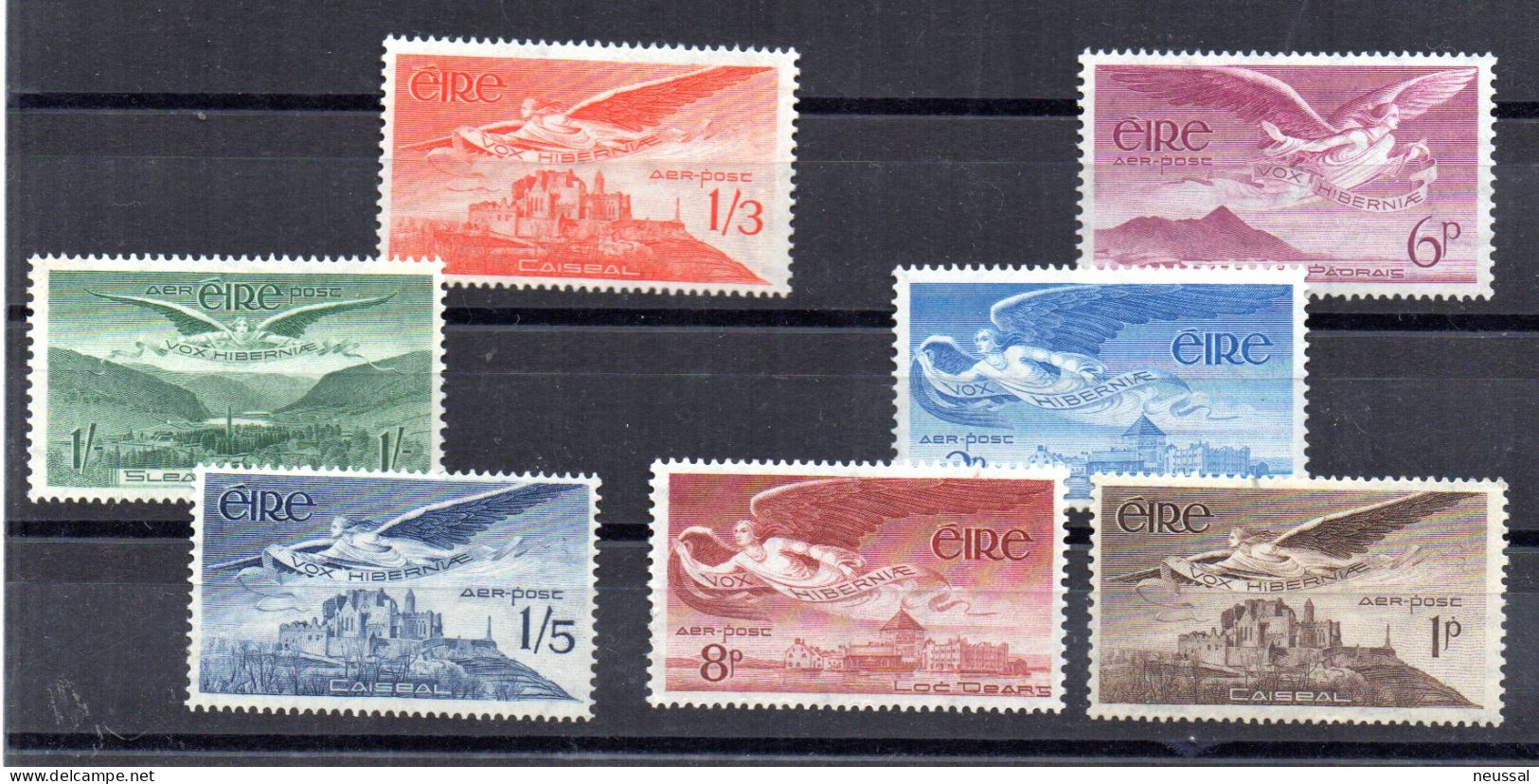 Serie Nº A-1/7  Eire - Airmail