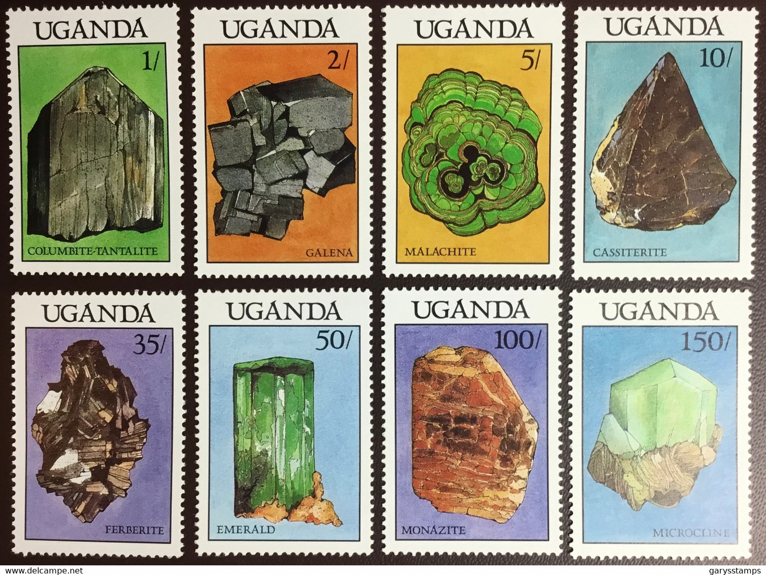 Uganda 1988 Minerals MNH - Uganda (1962-...)