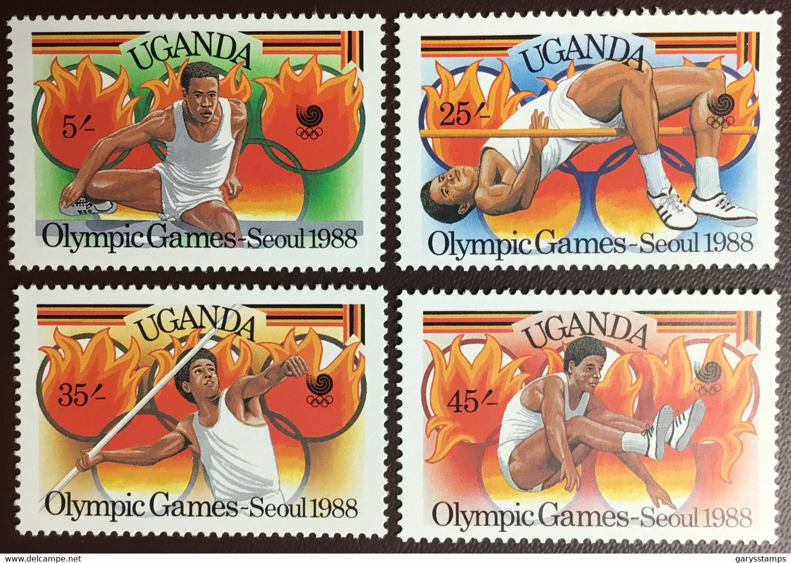 Uganda 1988 Olympic Games MNH - Uganda (1962-...)