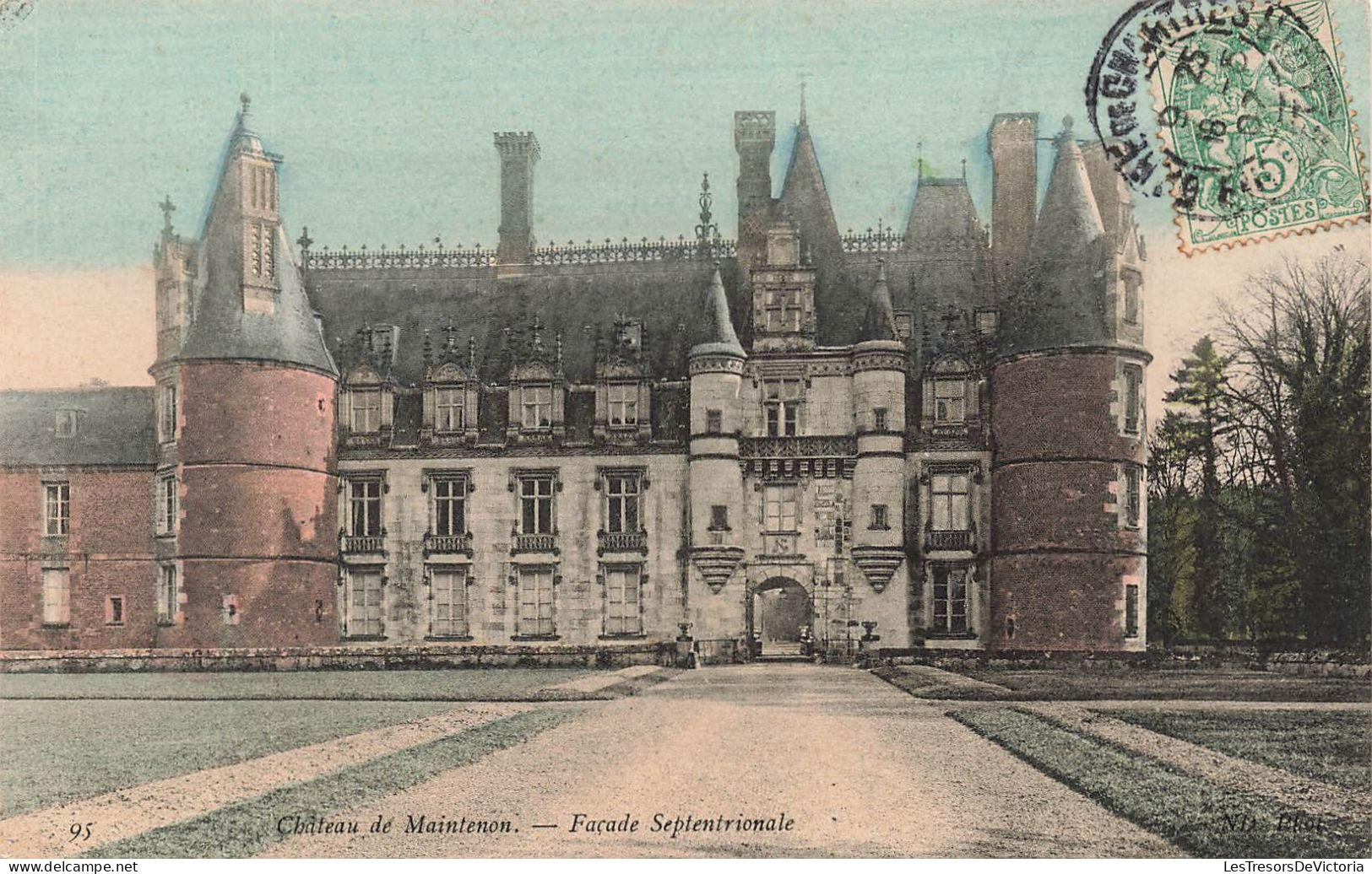 FRANCE - Maintenon - Le Château - Façade Septentrionale - Carte Postale Ancienne - Maintenon