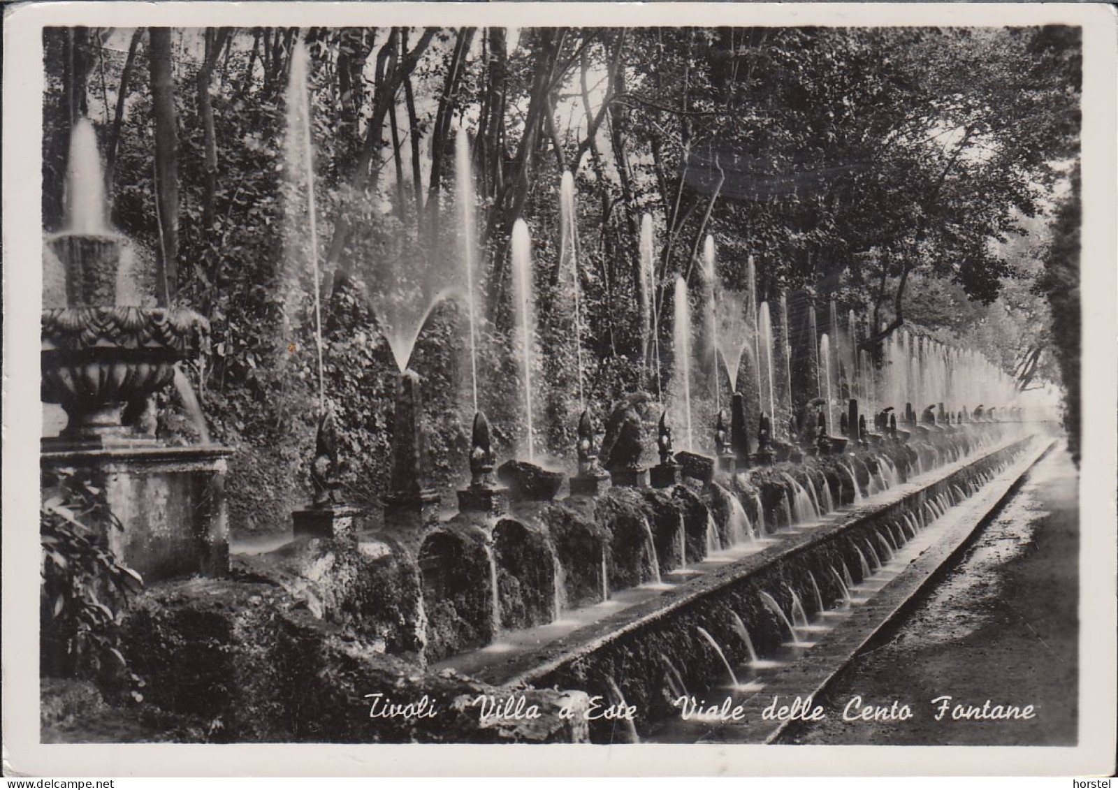 Italien - Tivoli (Latium) Villa D'Este - Fontana - Fontain - Springbrunnen - Wasserspiele - Tivoli