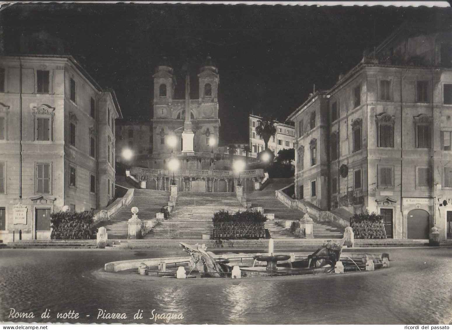 Cartolina Roma - Piazza Di Spagna - Piazze