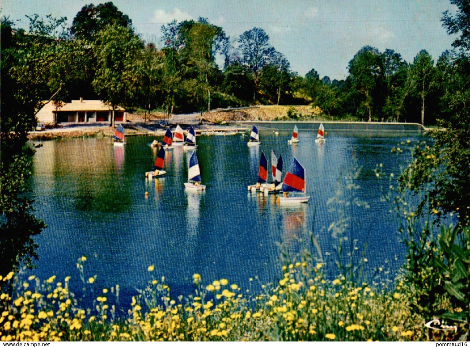 CPM Celles-sur-Belle Plan D'eau De Lambon L'Ecole De Voile - Sailing