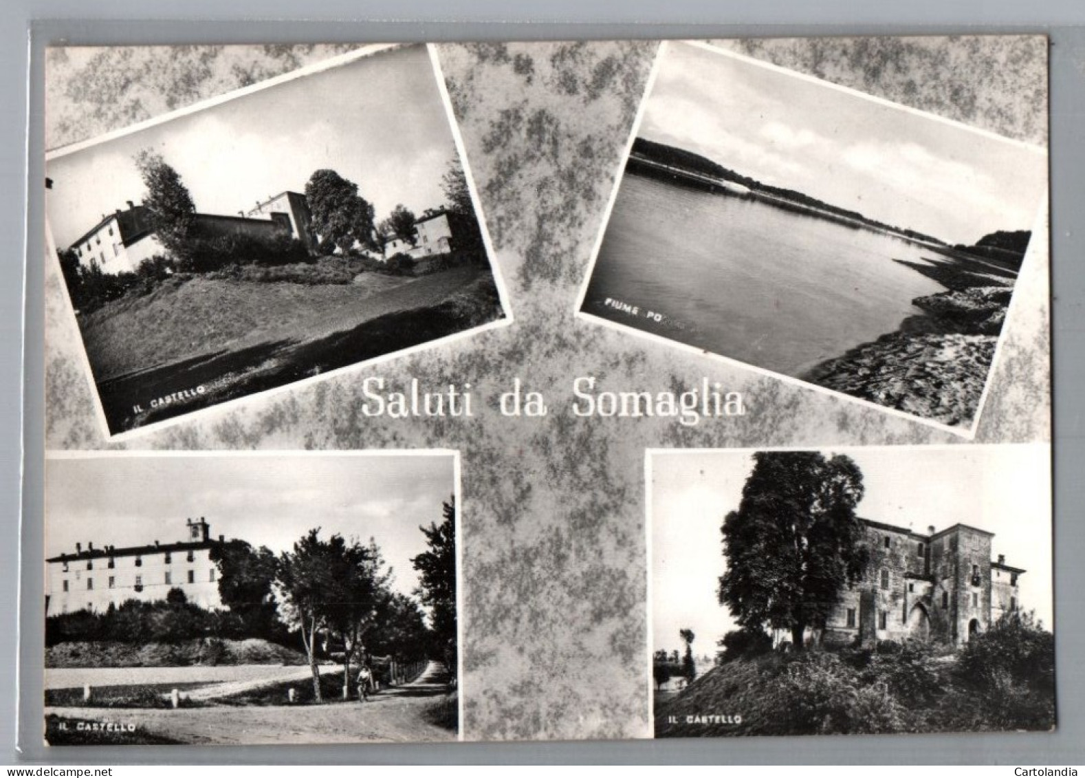 CARTOLINA  SALUTI DA SOMAGLIA VEDUTINE - Lodi