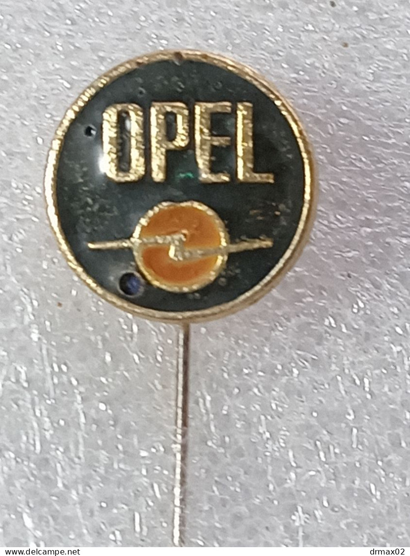 OPEL Auto Moto Industry / Car OLD LOGO Voiture - Vintage Pin Badge Yugoslavia '60 - Opel