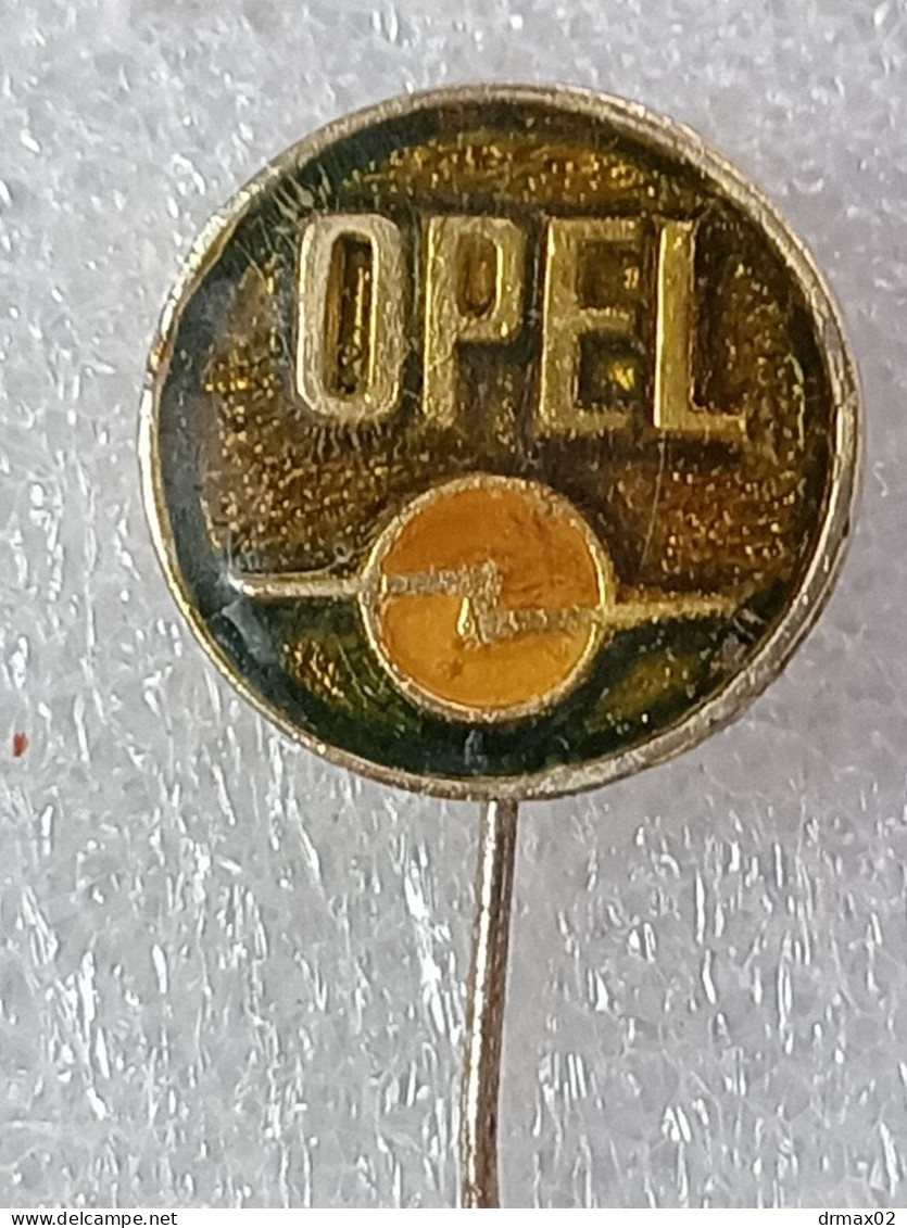 OPEL Auto Moto Industry / Car OLD LOGO Voiture - Vintage Pin Badge Yugoslavia '60 - Opel