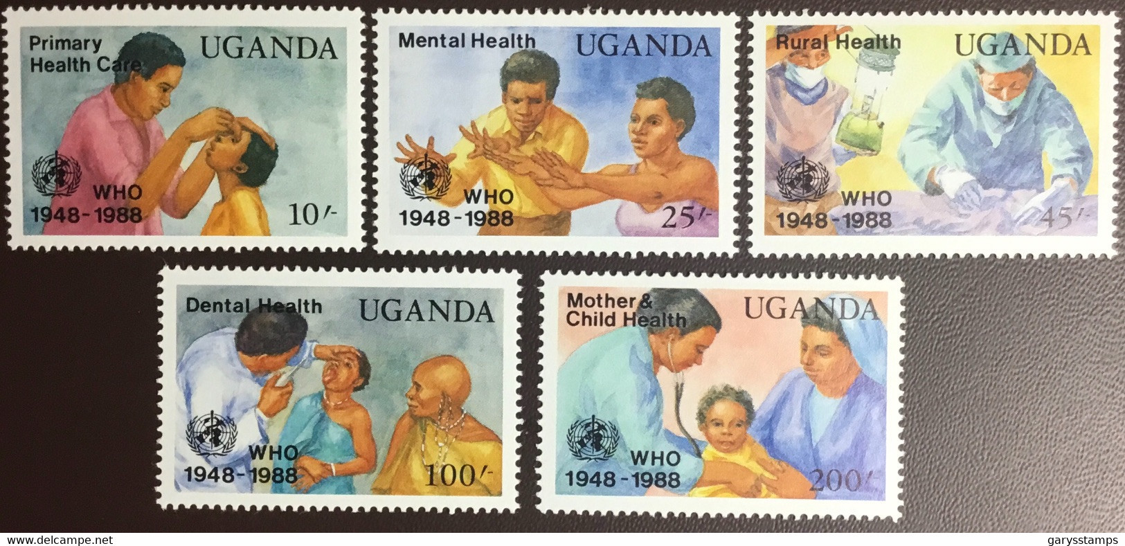 Uganda 1988 WHO Anniversary MNH - Uganda (1962-...)