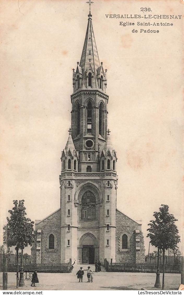 FRANCE - Versailles Le Chesnay - Eglise Saint Antoine De Padoue - Carte Postale Ancienne - Le Chesnay