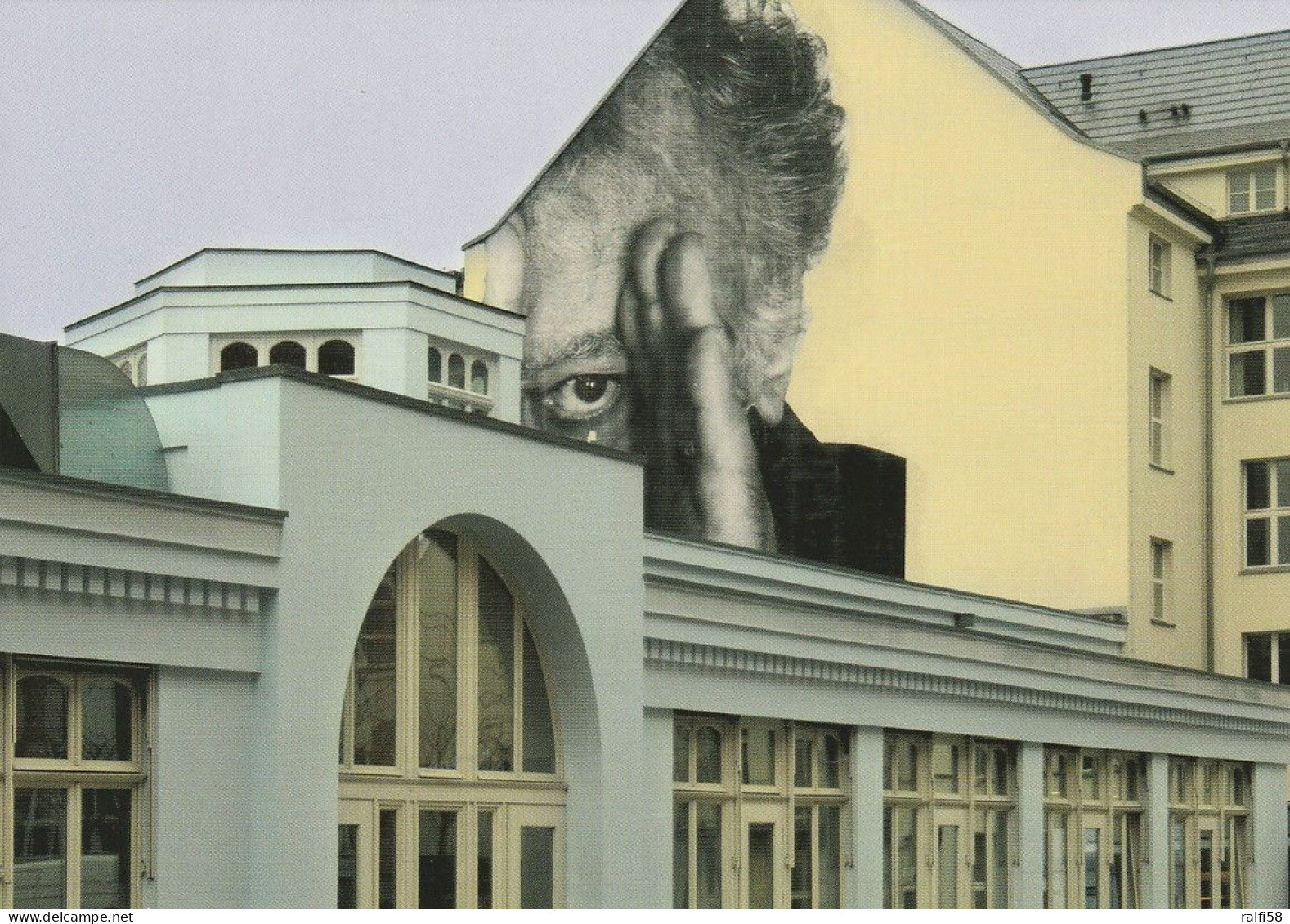 1 AK Germany / Berlin * JR. - The Wrinkles Of The City, Backfabrik Und Soho House, Prenzlauer Tor * - Pankow