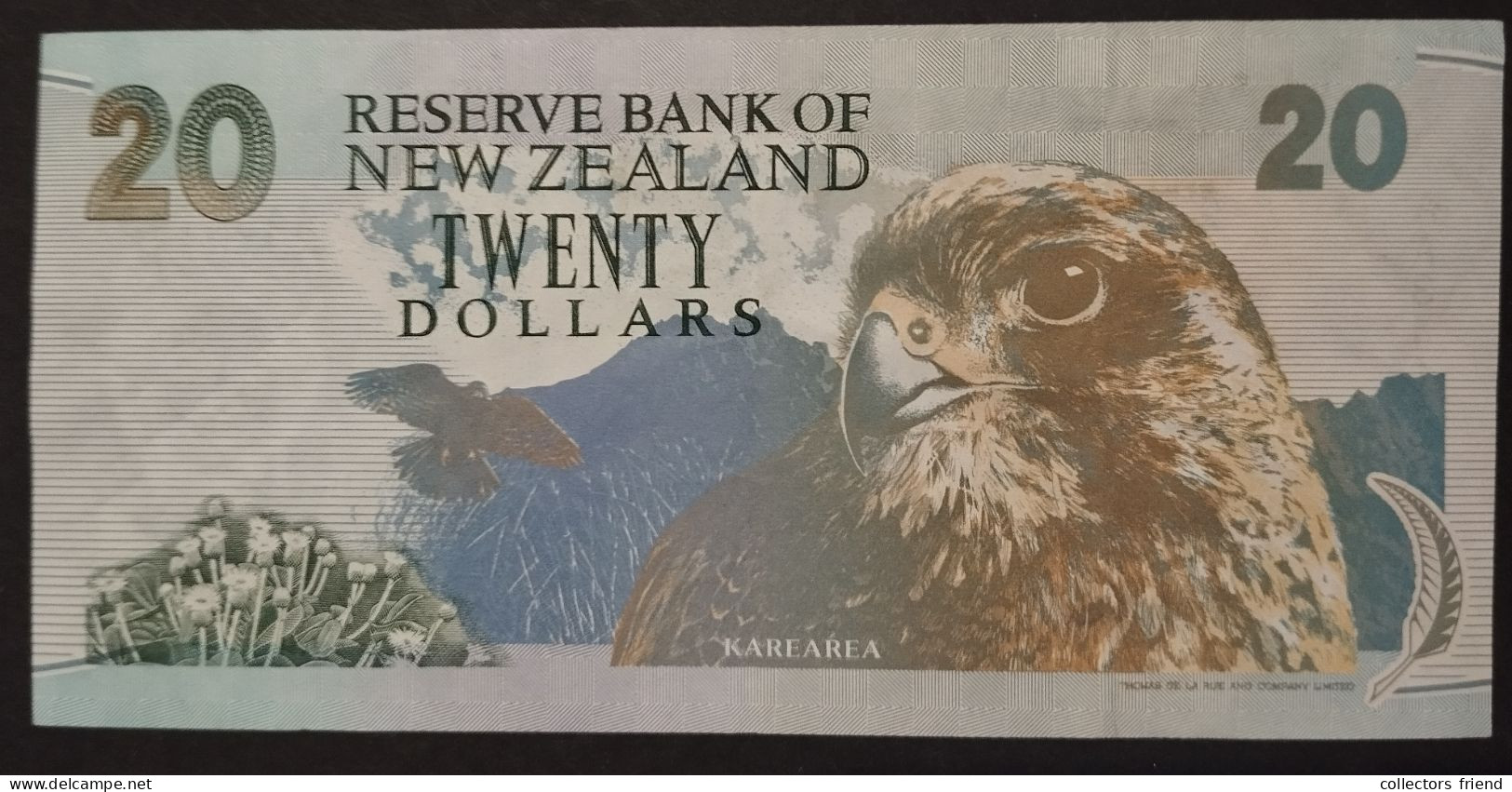 New Zealand 20 Dollar Year 1992 XF - Neuseeland