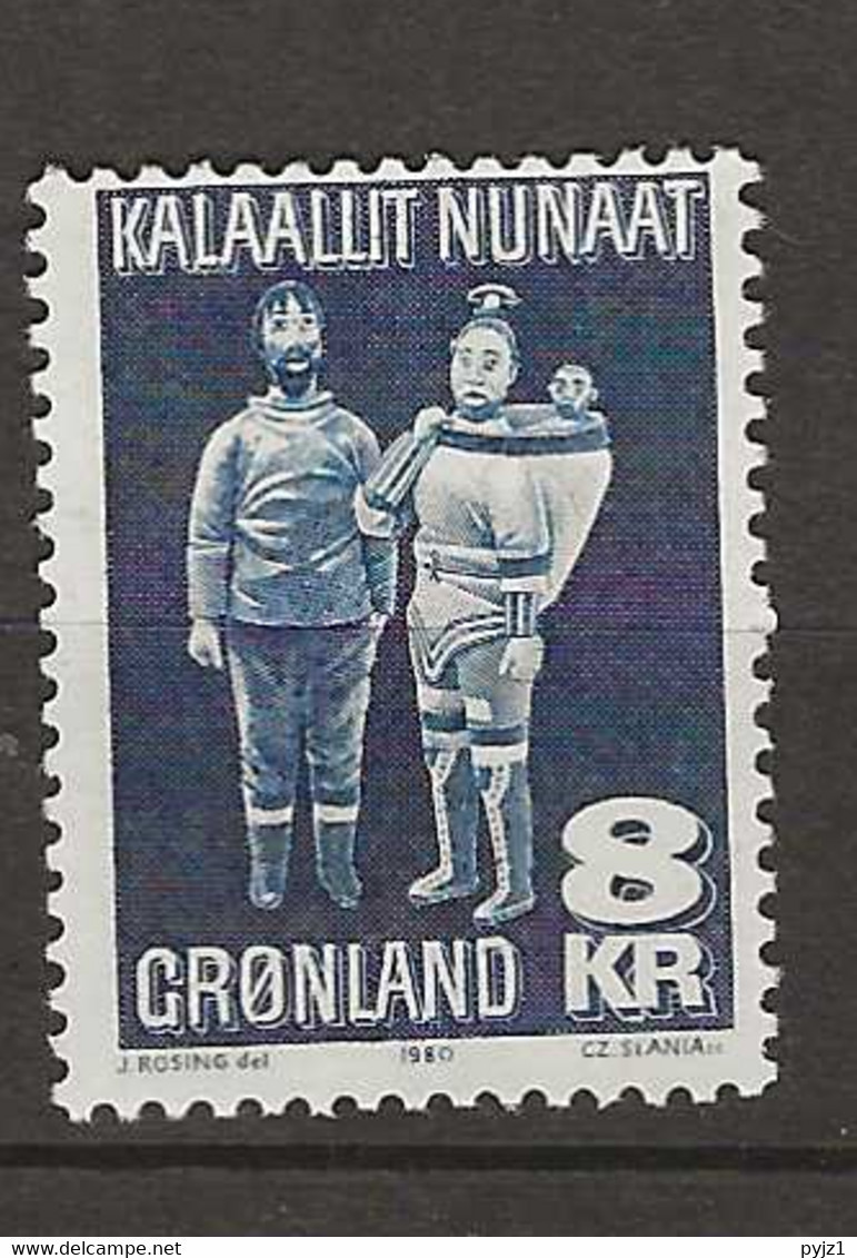 1980 MNH Greenland, Mi 119 Postfris** - Neufs