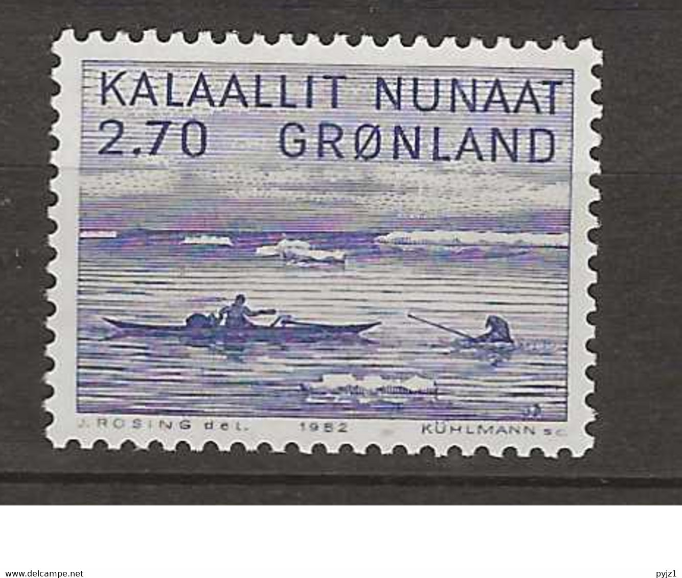 1982 MNH Greenland, Mi 136 Postfris** - Ungebraucht