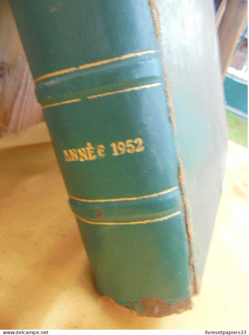 INDOCHINE Reliure 13 Numéros Revue Indochine Sud Est Asiatique 1952 - Français