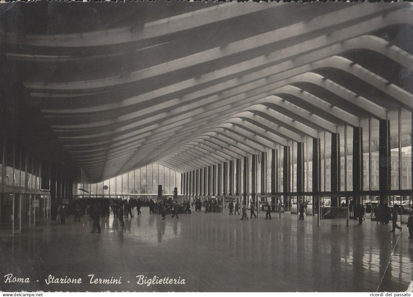 Cartolina Roma - Stazione Termini - Biglietteria - Stazione Termini