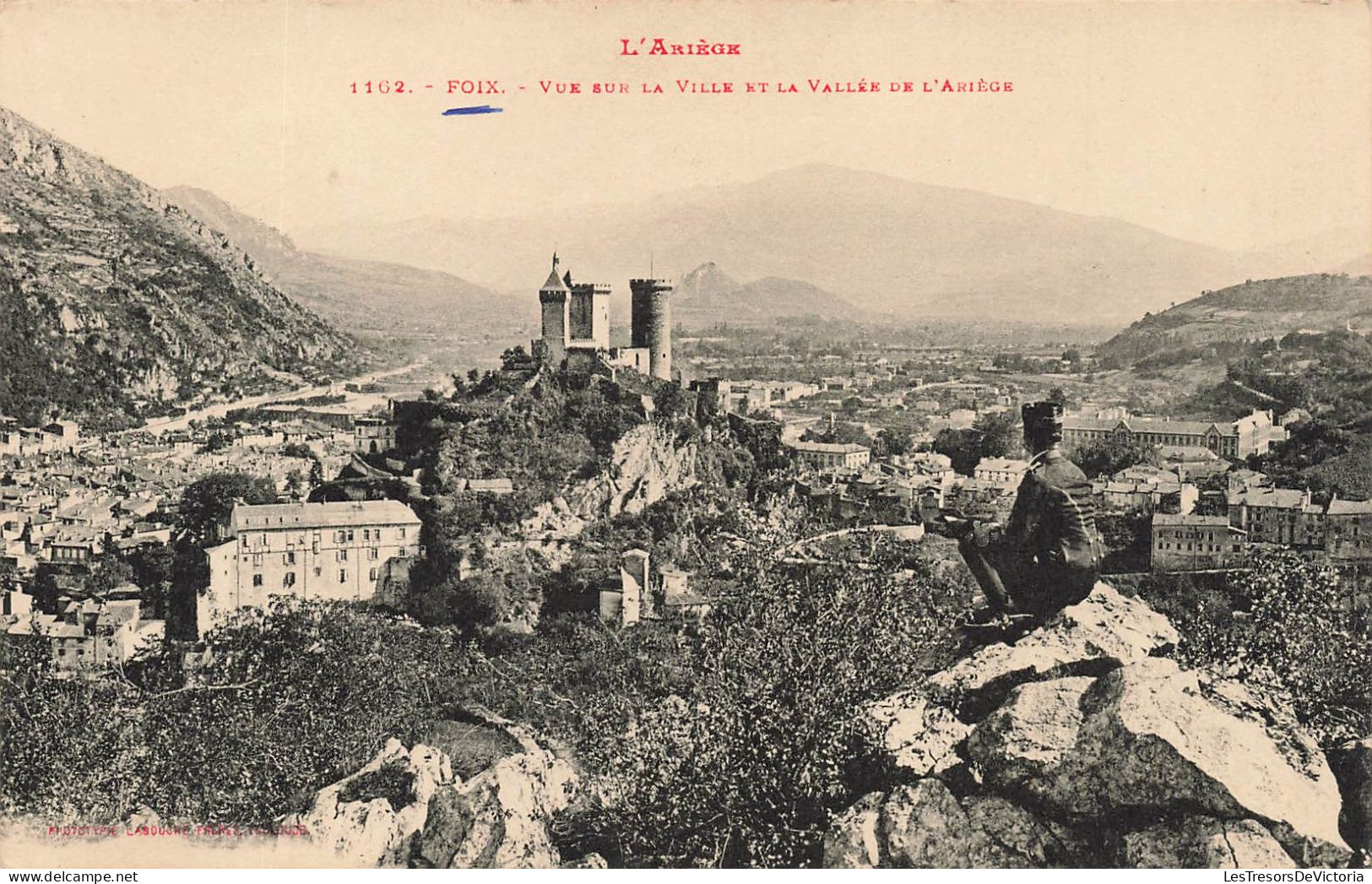 FRANCE - L'Ariège - Foix - Vue Générale Sur La Ville Et La Vallée De L'Ariège - Carte Postale Ancienne - Foix