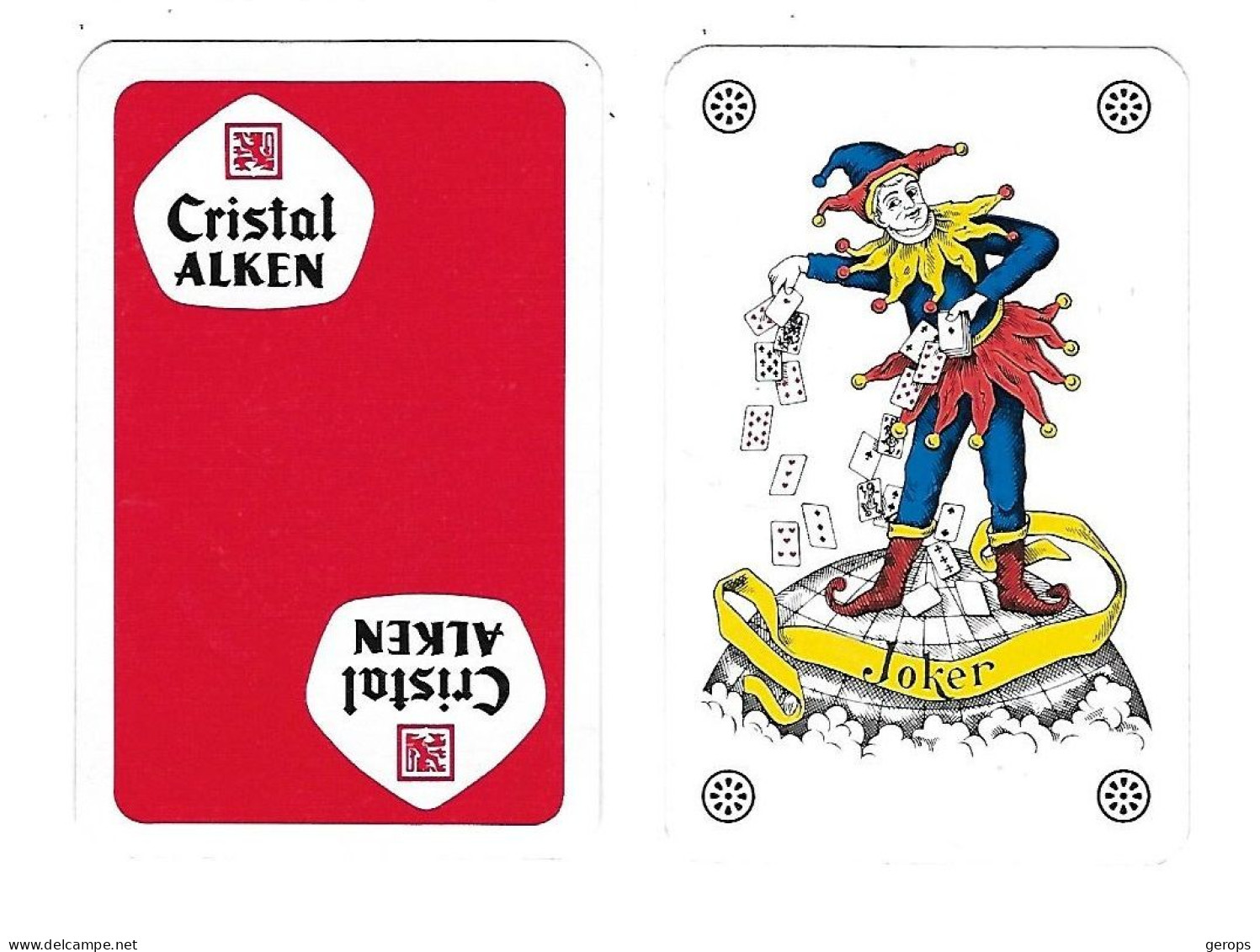 203a 1 Losse Speelkaart Brij. Cristal Alken Rv Joker - Other & Unclassified