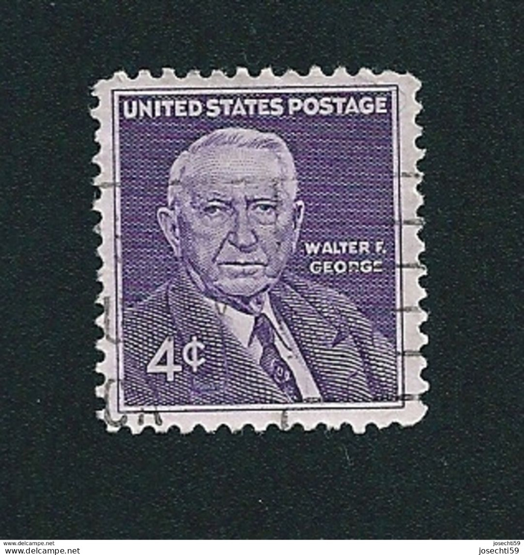 N° 695 Walter George Timbre  Etats-Unis (1960) Oblitéré USA - Gebruikt