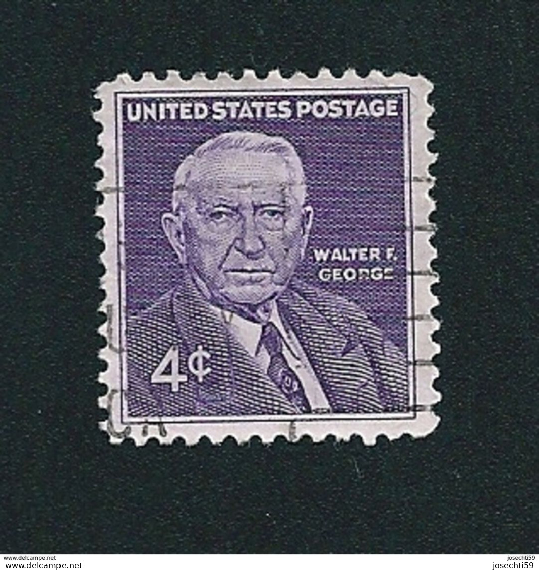 N° 695 Walter George Timbre  Etats-Unis (1960) Oblitéré USA - Oblitérés