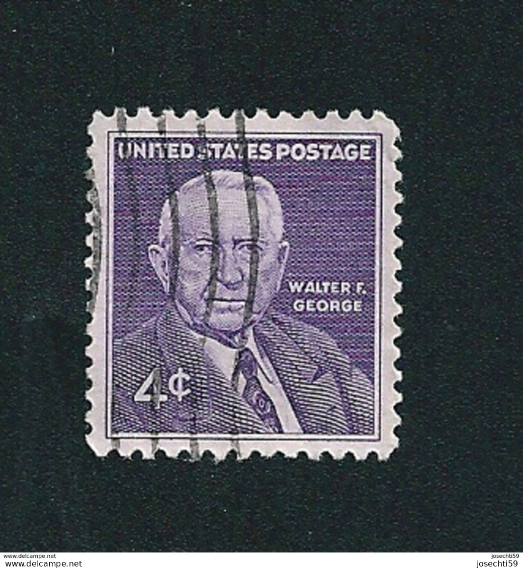 N° 695 Walter George Timbre  Etats-Unis (1960) Oblitéré USA - Oblitérés