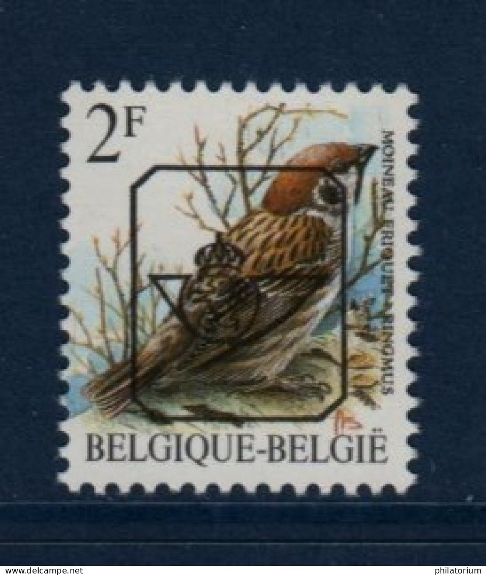 Belgique België, **, Yv Preo  490, Mi 2399xV, Moineau Friquet, - Typos 1986-96 (Vögel)