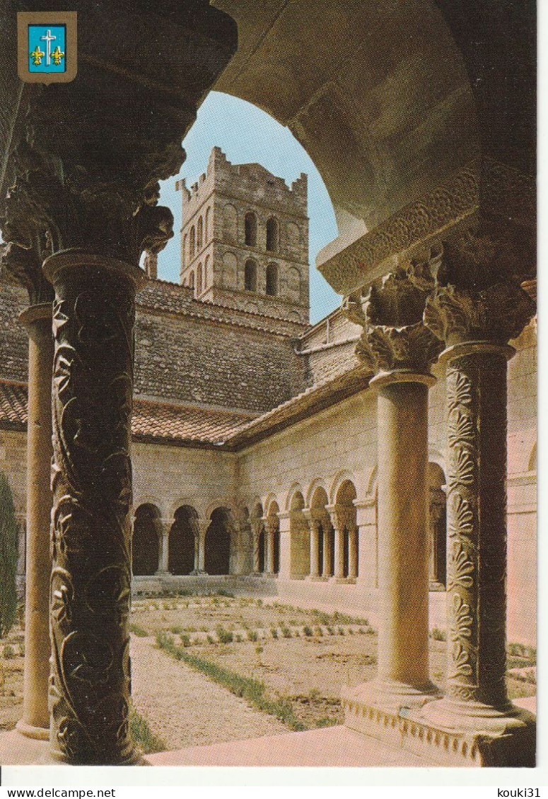 Elne : Le Cloître Et Le Clocher De La Cathédrale Sainte-Eulalie - Elne