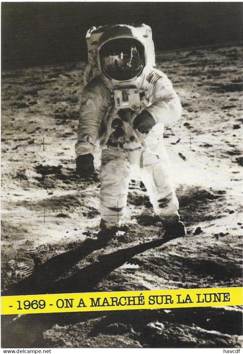 CPM - EDITIONS F. NUGERON - GE 17 - 1969 - ON A MARCHE SUR LA LUNE - Espace