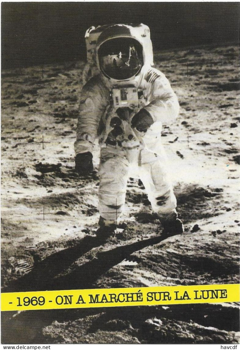 CPM - EDITIONS F. NUGERON - GE 17 - 1969 - ON A MARCHE SUR LA LUNE - Space