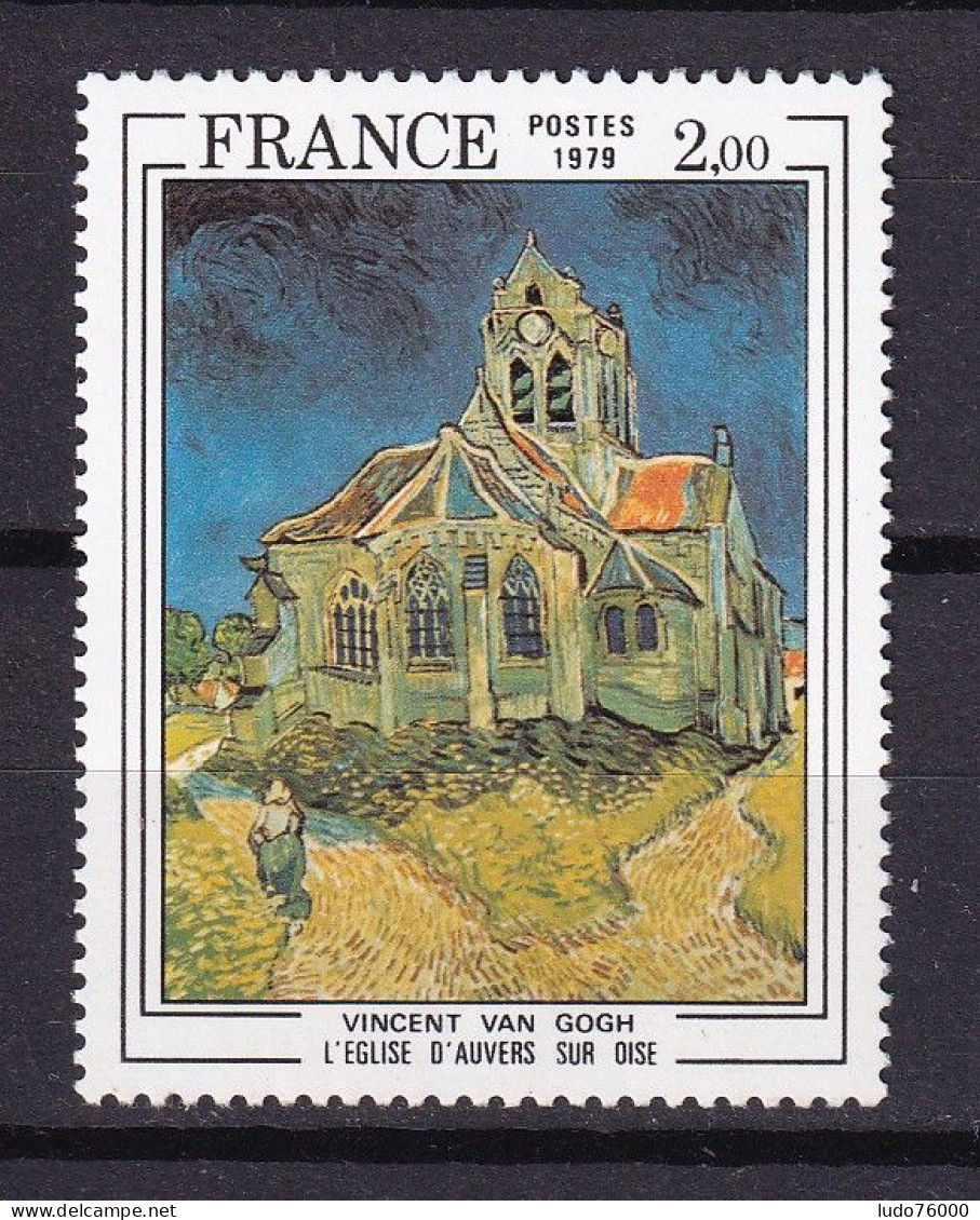 D 754 / N° 2054 NEUF** VARIETE EGLISE VERTE - Unused Stamps