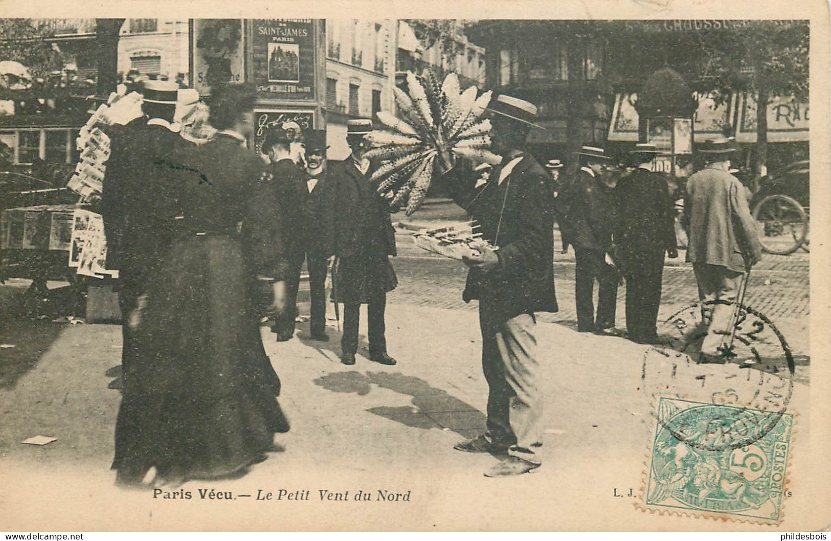 PARIS  VECU  Le Petit Vent Du Nord - Petits Métiers à Paris