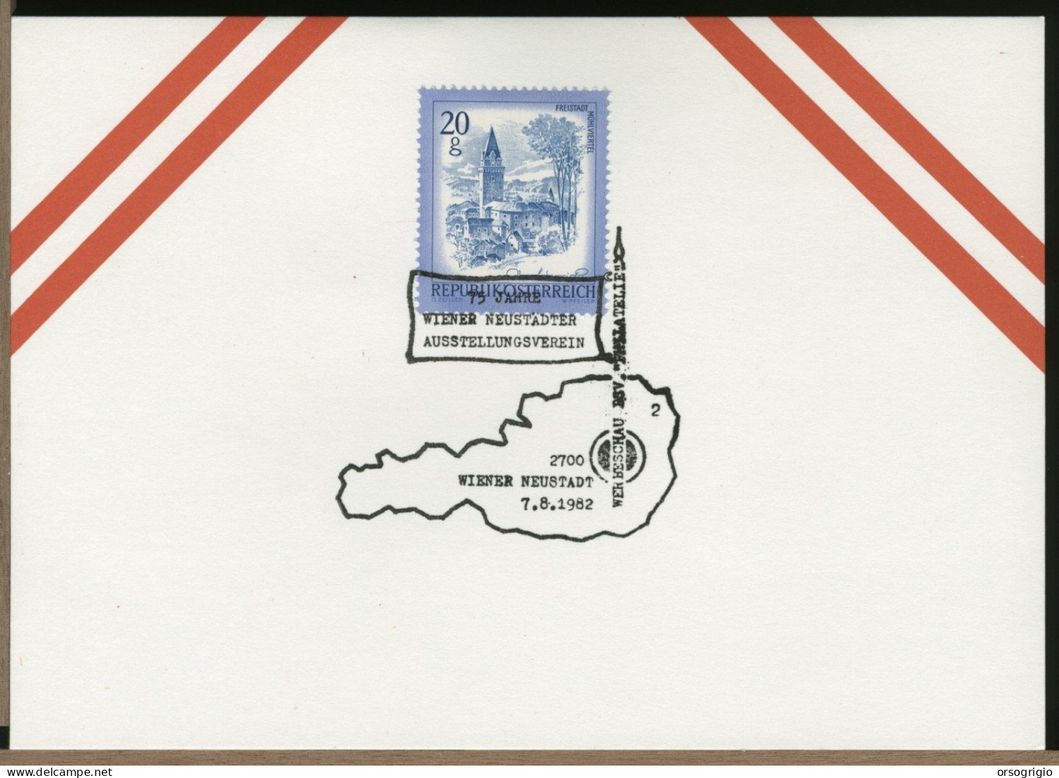 AUSTRIA OSTERREICH  -  WIEN - 1982 - WIENER NEUSTADT - Storia Postale