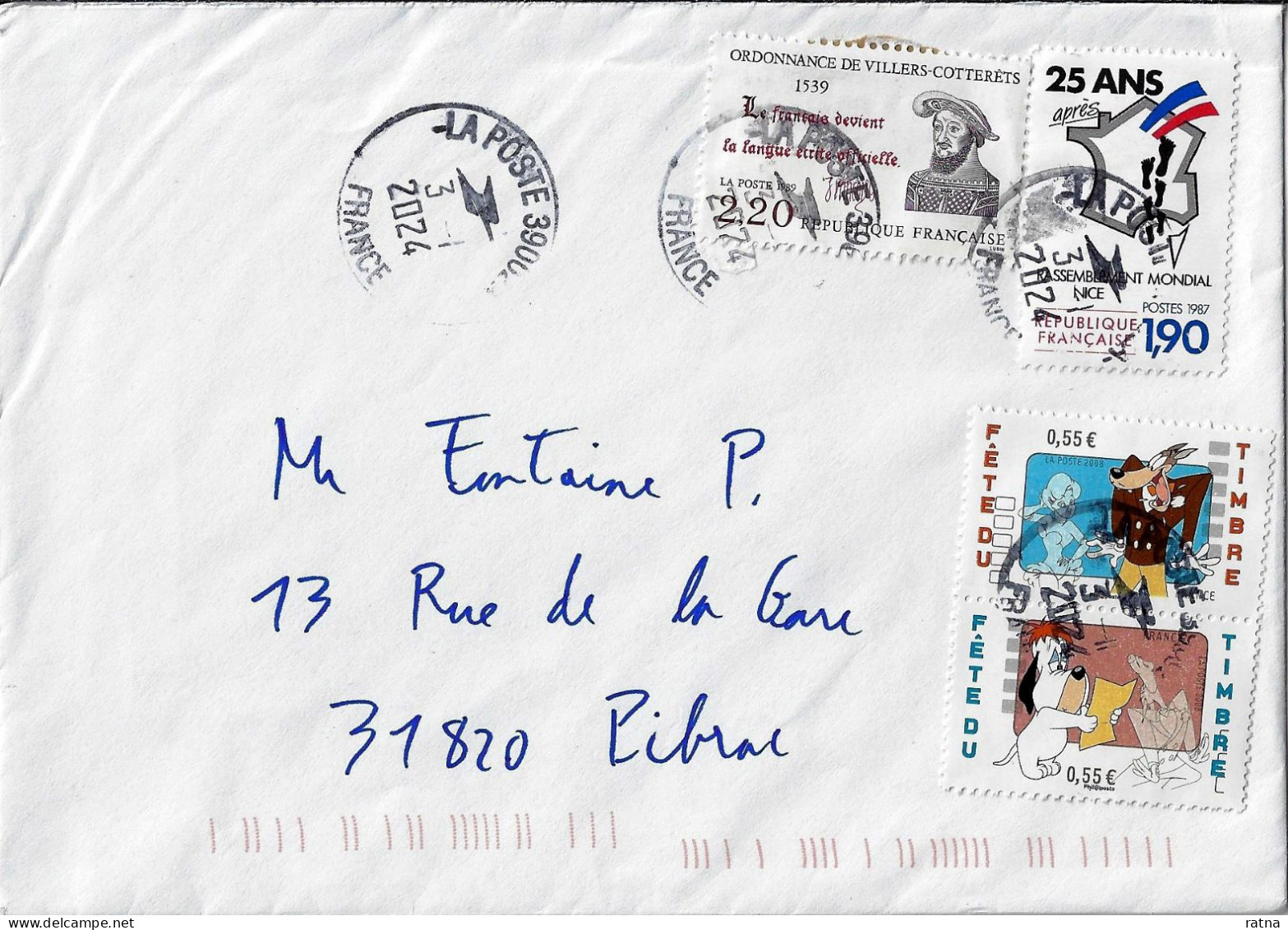 France 2024 Lettre Pour Pibrac - Storia Postale