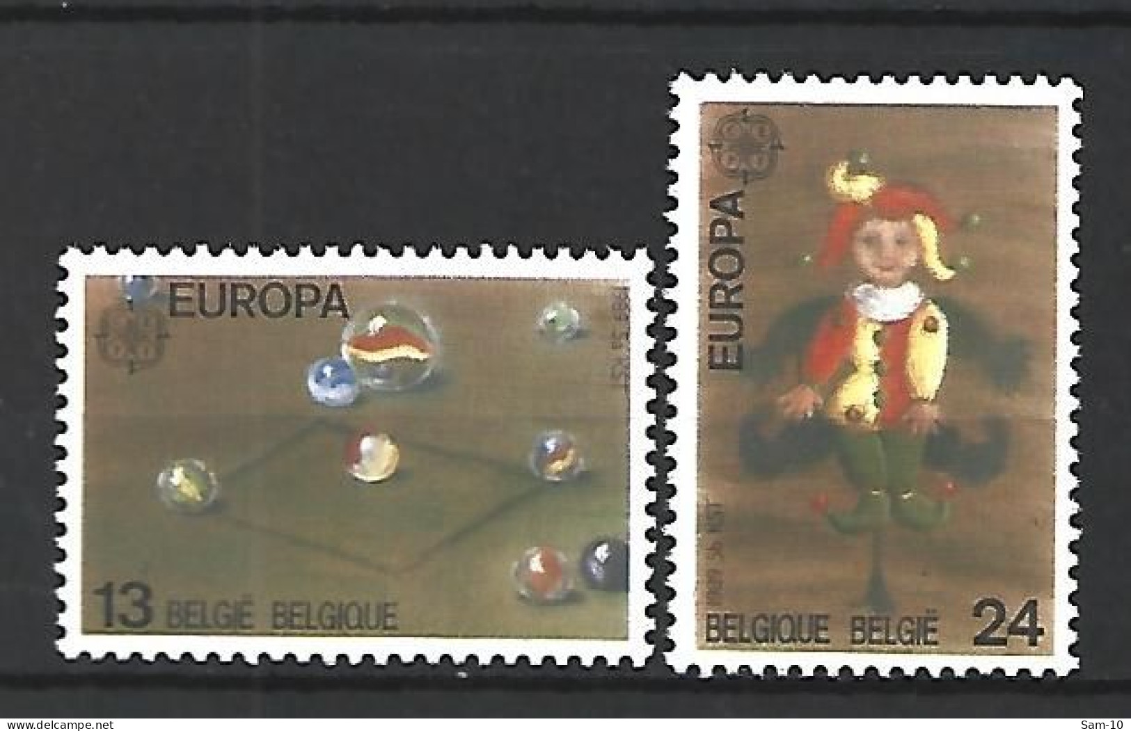 Timbre De Europa Neuf ** Belgique N 2323 / 2324 - 1989