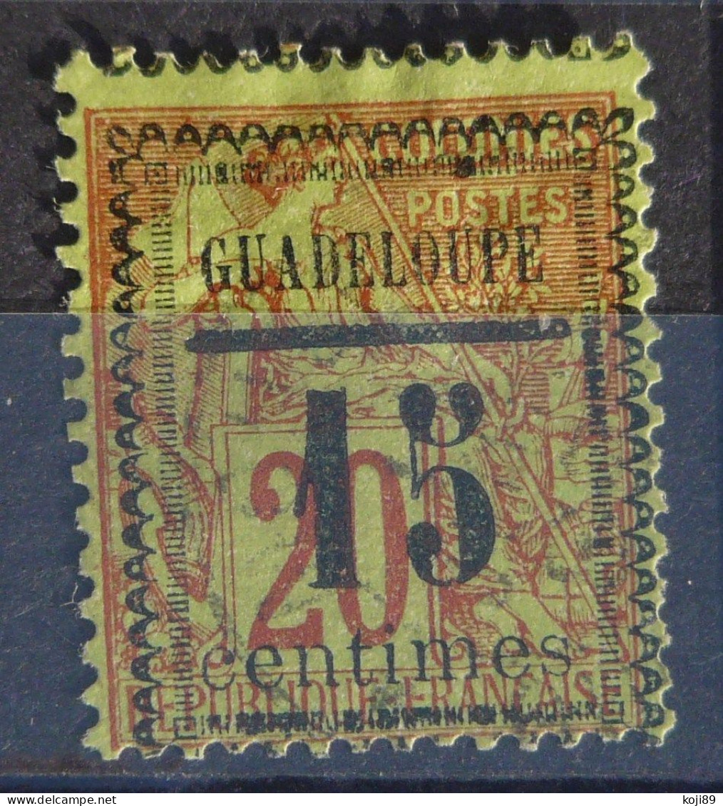 GUADELOUPE  -  N° 8  III  C    -  Oblitéré   -   TTB  -  Variété - Sonstige & Ohne Zuordnung