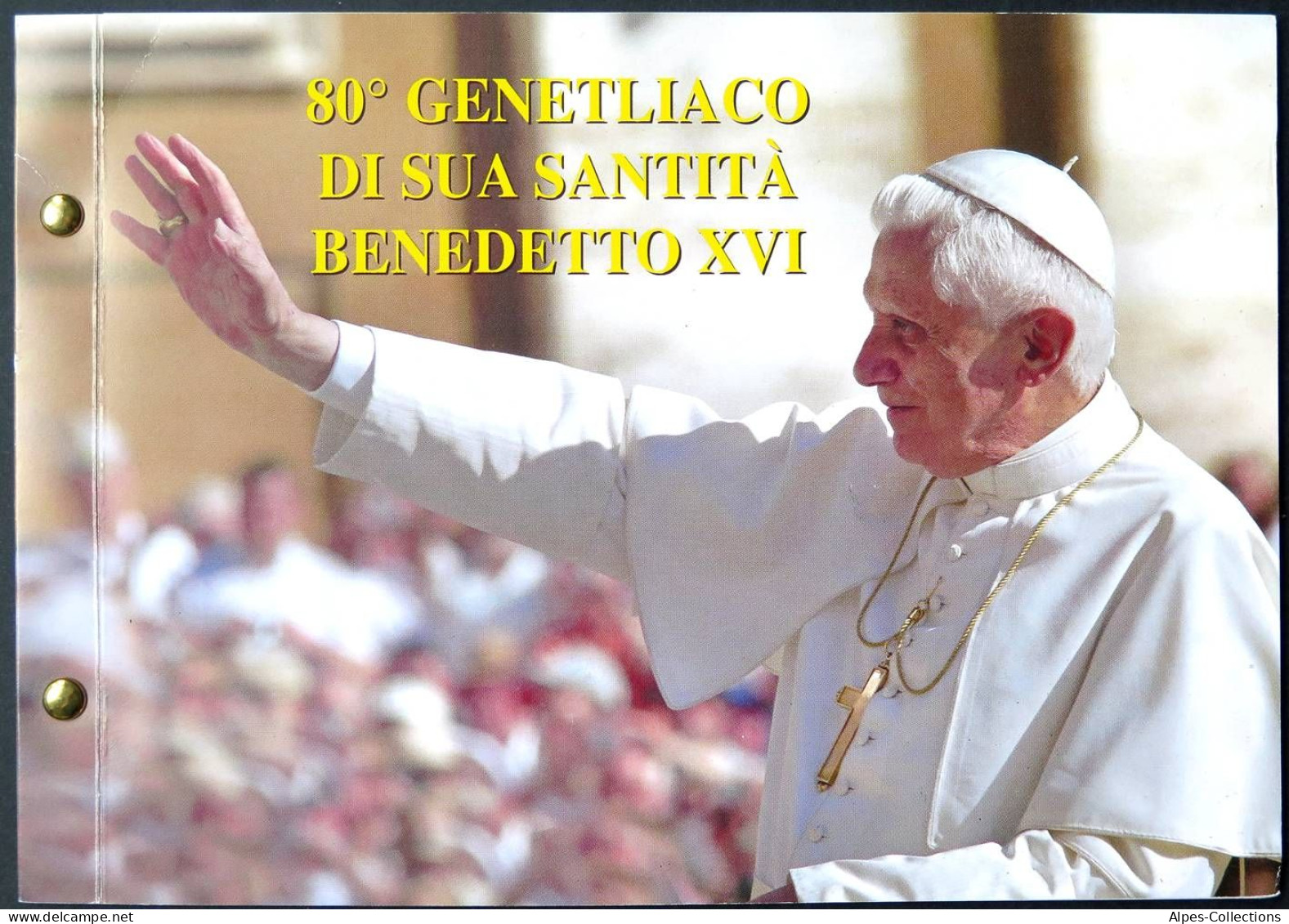 VA20007.2 - NUMISCOVER VATICAN - 2007 - 2 € Comm Anniv De Sa Sainteté Benoît XVI - Vatikan