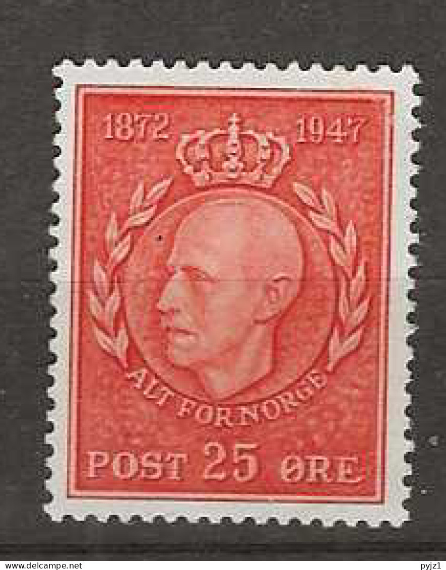1947 MNH Norway Mi 335 Postfris** - Unused Stamps