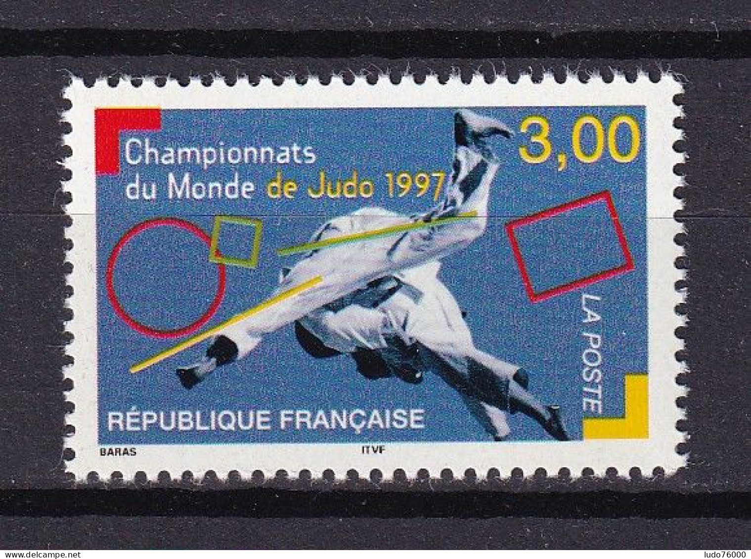 D 755 / N° 3111 NEUF** VARIETE BLEU AU LIEU DE VIOLET - Unused Stamps