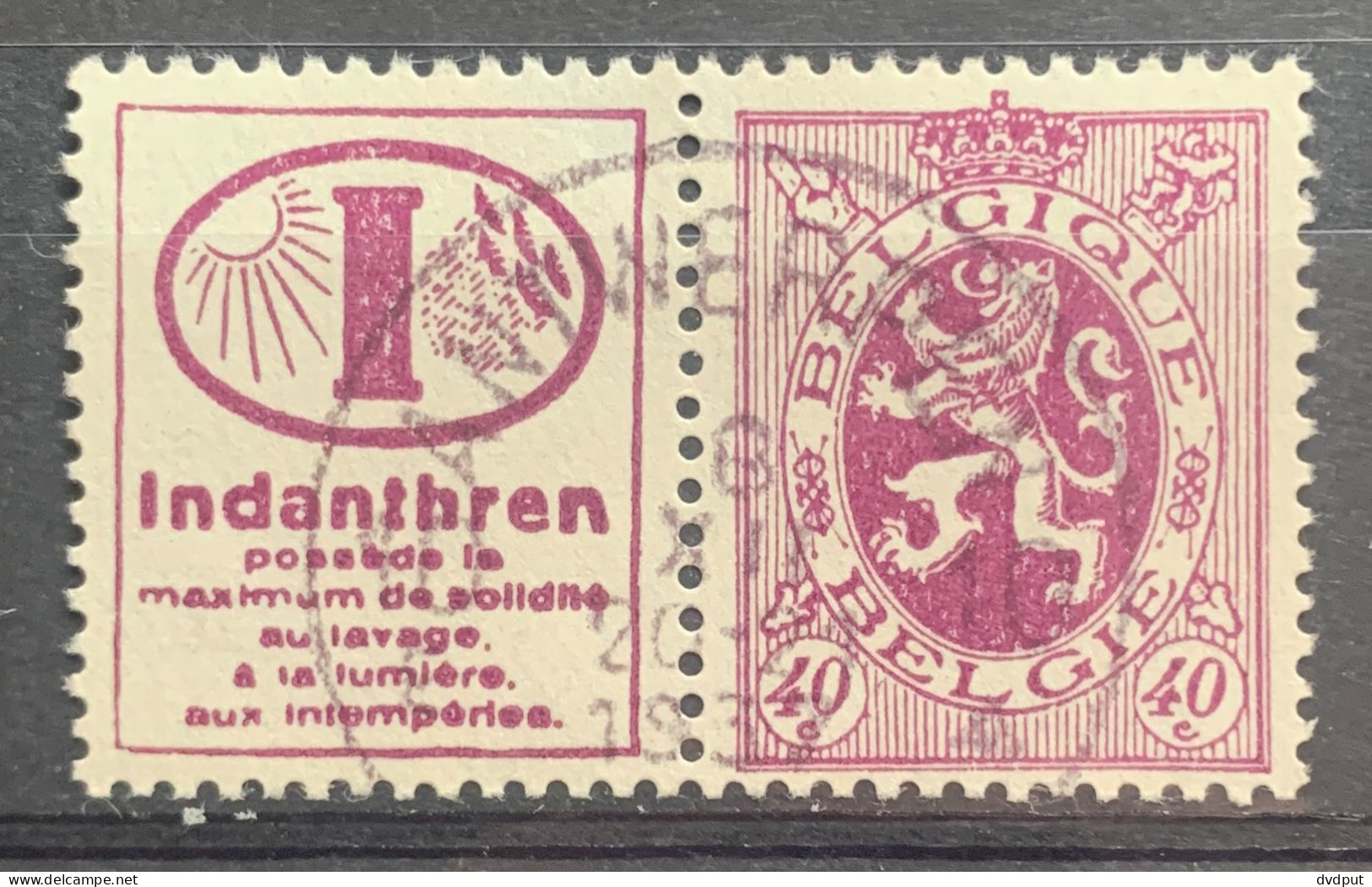 België, 1929-32, PU26, Gestempeld ANTWERPEN 10, OBP 170€ - Afgestempeld