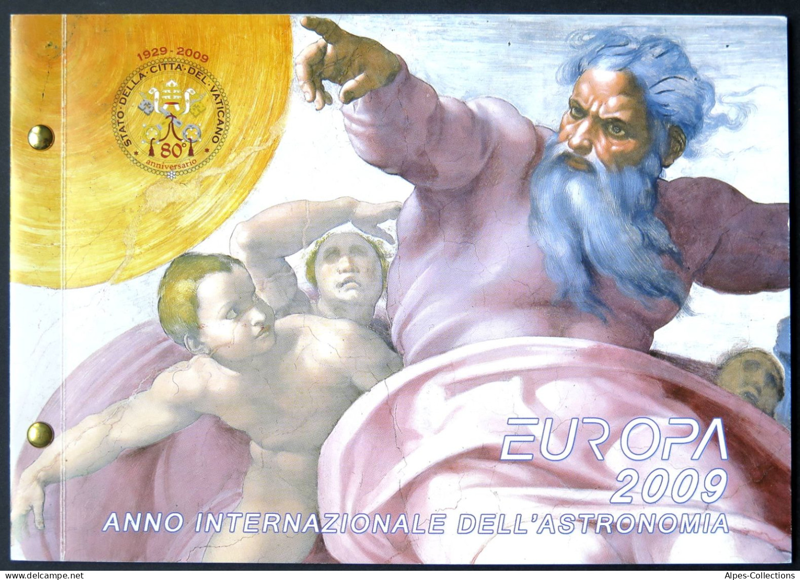 VA20009.2 - NUMISCOVER VATICAN - 2009 - 2 € Comm Année Internationale Astronomie - Vatican